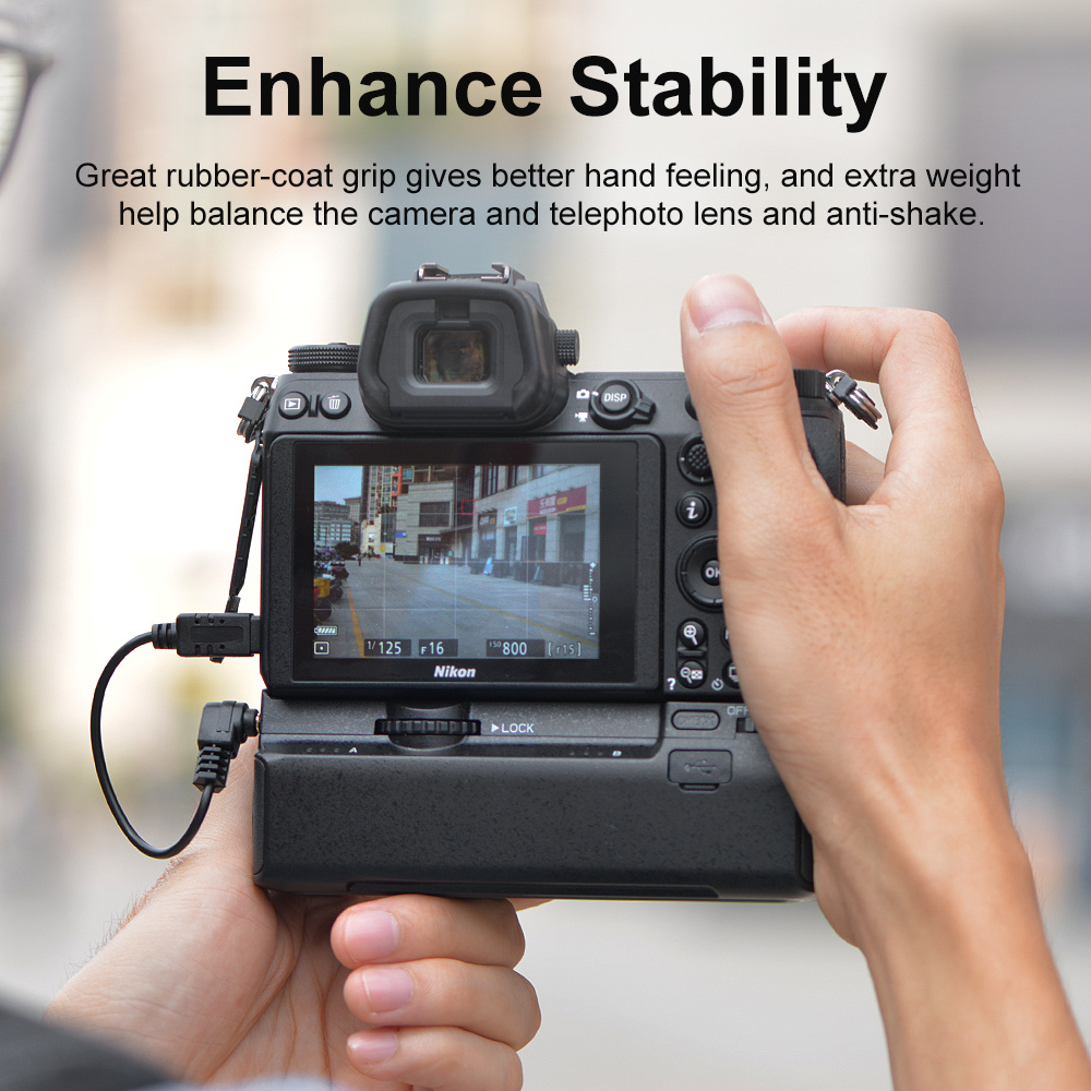 Kingma MB-N10 battery grip za Nikon Z5 Z6  Z7 (prva klasa) - 5